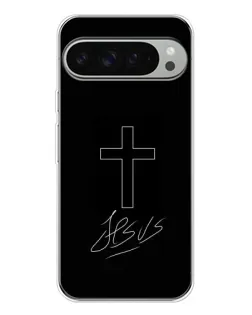 Чехол для Google Pixel 10 Pro XL с картинкой «Графический крест Jesus»