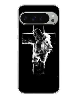 Чехол для Google Pixel 10 Pro XL с картинкой «Сияющий крест Jesus»