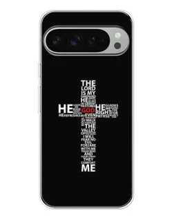 Чехол для Google Pixel 10 Pro XL с картинкой «Текстовый крест»