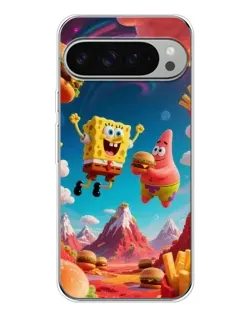 Чохол для Google Pixel 10 Pro XL з картинкою «Космічний фастфуд»
