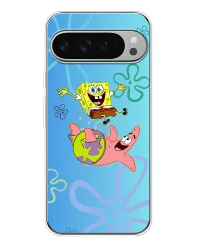 Чохол для Google Pixel 10 Pro XL з картинкою «Спанч Боб та Патрік»