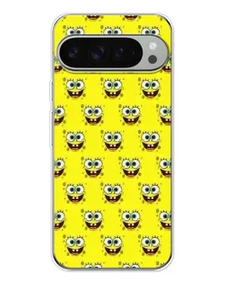 Чохол для Google Pixel 10 Pro XL з картинкою «Паттерн Губка Боб»