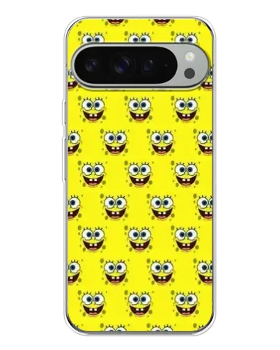 Чохол для Google Pixel 10 Pro XL з картинкою «Паттерн Губка Боб»