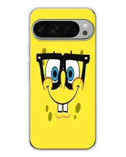 Чехол для Google Pixel 10 Pro XL с картинкой «Минималистичный Спанч Боб»