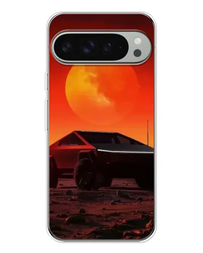 Чохол для Google Pixel 10 Pro XL з картинкою «Cybertruck на Марсі»