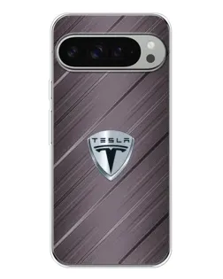 Чохол для Google Pixel 10 Pro XL з картинкою «Металева текстура Tesla»