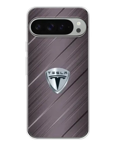 Чохол для Google Pixel 10 Pro XL з картинкою «Металева текстура Tesla»