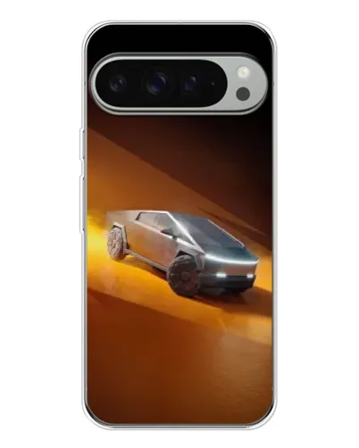 Чохол для Google Pixel 10 Pro XL з картинкою «Cybertruck у пустелі»