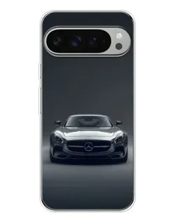 Чохол для Google Pixel 10 Pro XL з картинкою «Mercedes на чорному»