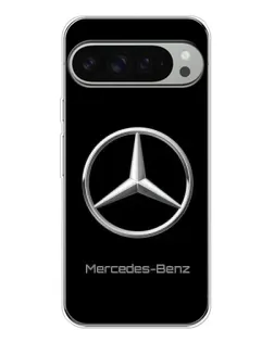 Чехол для Google Pixel 10 Pro XL с картинкой «Mercedes Silver Logo»
