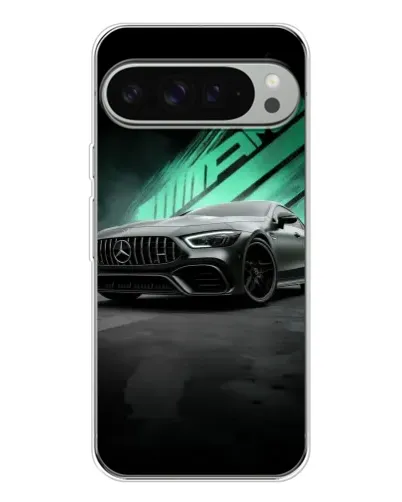 Чехол для Google Pixel 10 Pro XL с картинкой «Темный Mercedes AMG»