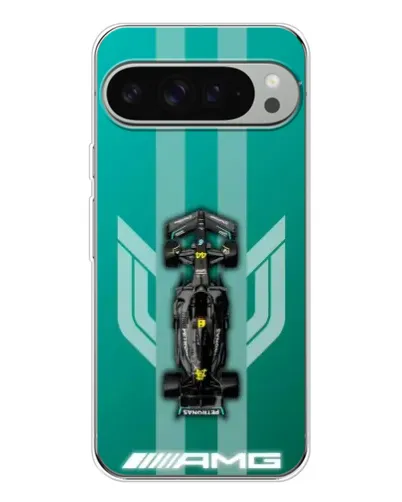 Чехол для Google Pixel 10 Pro XL с картинкой «Mercedes AMG Petronas»