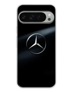 Чехол для Google Pixel 10 Pro XL с картинкой «Mercedes на металле»