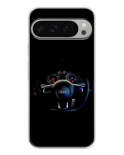 Чохол для Google Pixel 10 Pro XL з картинкою «Салон Audi — кермо»