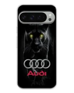 Чехол для Google Pixel 10 Pro XL с картинкой «Пантера и Audi»