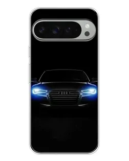 Чехол для Google Pixel 10 Pro XL с картинкой «Audi в неоне»