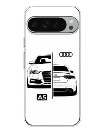 Чехол для Google Pixel 10 Pro XL с картинкой «Audi — контрастный дизайн»