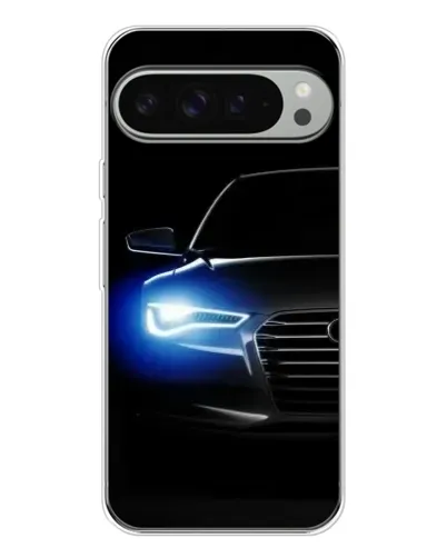Чехол для Google Pixel 10 Pro XL с картинкой «Неоновый взгляд Audi»