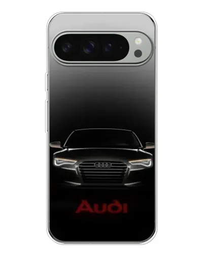 Чехол для Google Pixel 10 Pro XL с картинкой «Audi — градиентный контур»