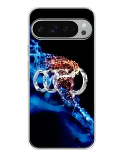 Чехол для Google Pixel 10 Pro XL с картинкой «Энергия лого Audi»