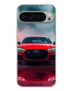 Чехол для Google Pixel 10 Pro XL с картинкой «Audi RS — красный стиль»