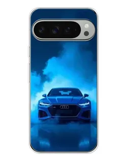 Чехол для Google Pixel 10 Pro XL с картинкой «Audi — голубая энергия»