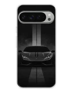Чохол для Google Pixel 10 Pro XL з картинкою «Lamborghini симетрія доріг»