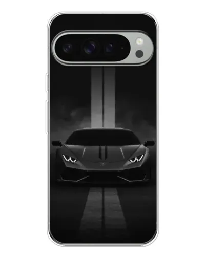 Чохол для Google Pixel 10 Pro XL з картинкою «Lamborghini симетрія доріг»