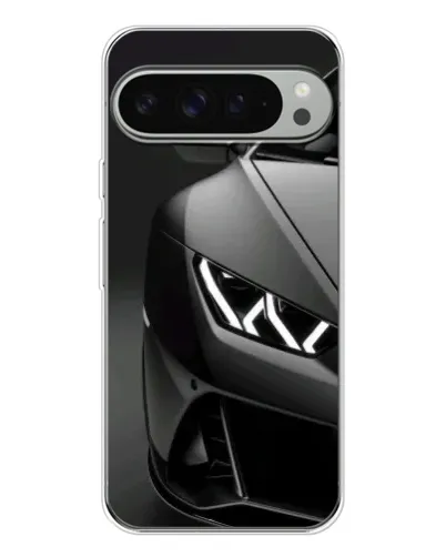 Чохол для Google Pixel 10 Pro XL з картинкою «Lamborghini фари деталізація»