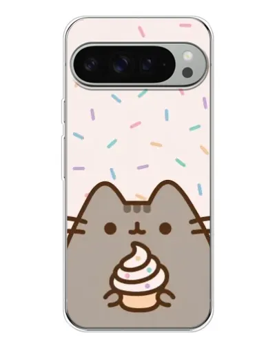 Чохол для Google Pixel 10 Pro XL з картинкою «Пушин з кексом»
