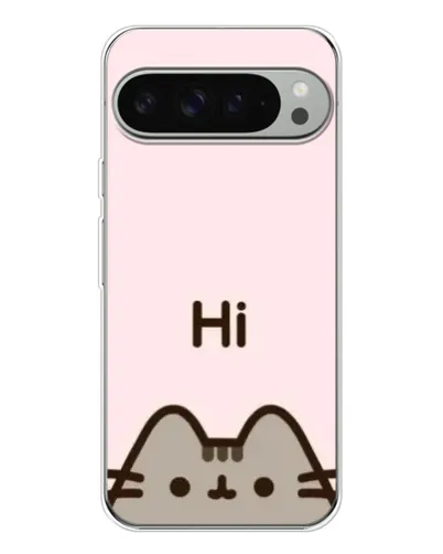 Чохол для Google Pixel 10 Pro XL з картинкою «Пушин каже Hi»