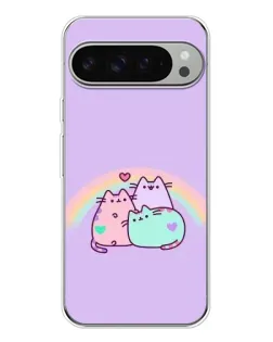 Чохол для Google Pixel 10 Pro XL з картинкою «Веселкові Пушини»