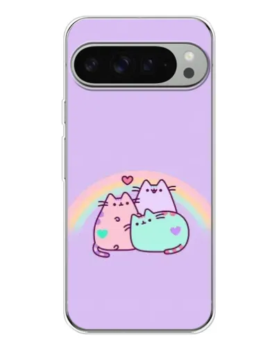 Чохол для Google Pixel 10 Pro XL з картинкою «Веселкові Пушини»