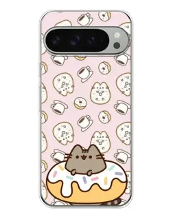 Чохол для Google Pixel 10 Pro XL з картинкою «Пушин на пончику»