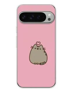 Чохол для Google Pixel 10 Pro XL з картинкою «Pusheen серце»