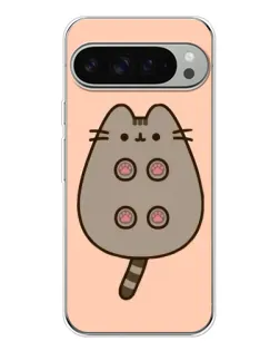 Чохол для Google Pixel 10 Pro XL з картинкою «Пушин пузиком догори»