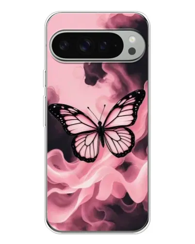 Чехол для Google Pixel 10 Pro XL с картинкой «Бабочка в дыму»