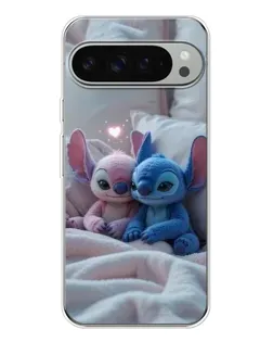 Чехол для Google Pixel 10 Pro XL с картинкой «Плюшевые Стич Ангел»