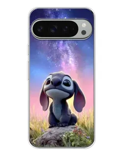 Чехол для Google Pixel 10 Pro XL с картинкой «Стич на рассвете»