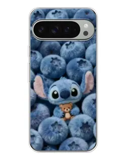 Чехол для Google Pixel 10 Pro XL с картинкой «Стич и голубика»