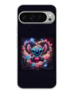 Чехол для Google Pixel 10 Pro XL с картинкой «Stitch в цветах»