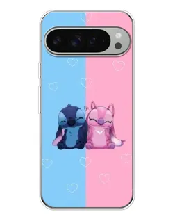 Чехол для Google Pixel 10 Pro XL с картинкой «Stitch и Angel Love»