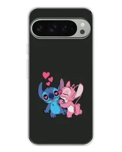 Чехол для Google Pixel 10 Pro XL с картинкой «Анжел целует Стича»