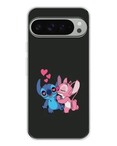 Чехол для Google Pixel 10 Pro XL с картинкой «Анжел целует Стича»