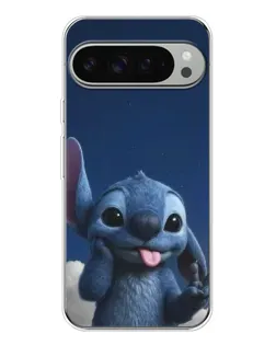 Чехол для Google Pixel 10 Pro XL с картинкой «Стич в облаках»