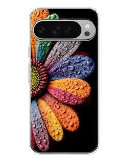 Чехол для Google Pixel 10 Pro XL с картинкой «Радужный цветок»