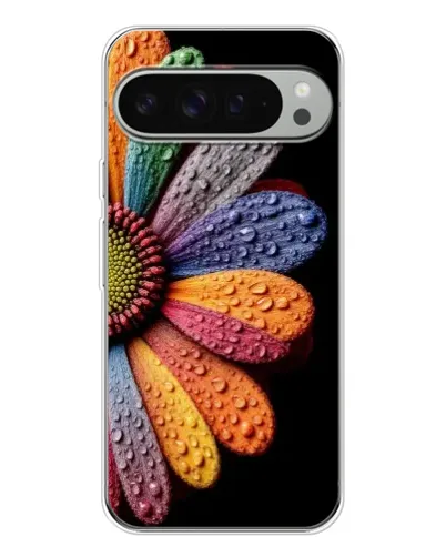 Чехол для Google Pixel 10 Pro XL с картинкой «Радужный цветок»