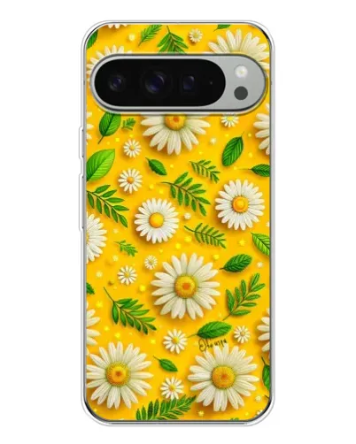 Чехол для Google Pixel 10 Pro XL с картинкой «Ромашковое солнце»