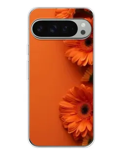 Чехол для Google Pixel 10 Pro XL с картинкой «Оранжевые герберы»