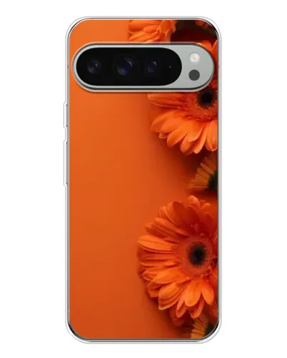 Чехол для Google Pixel 10 Pro XL с картинкой «Оранжевые герберы»
